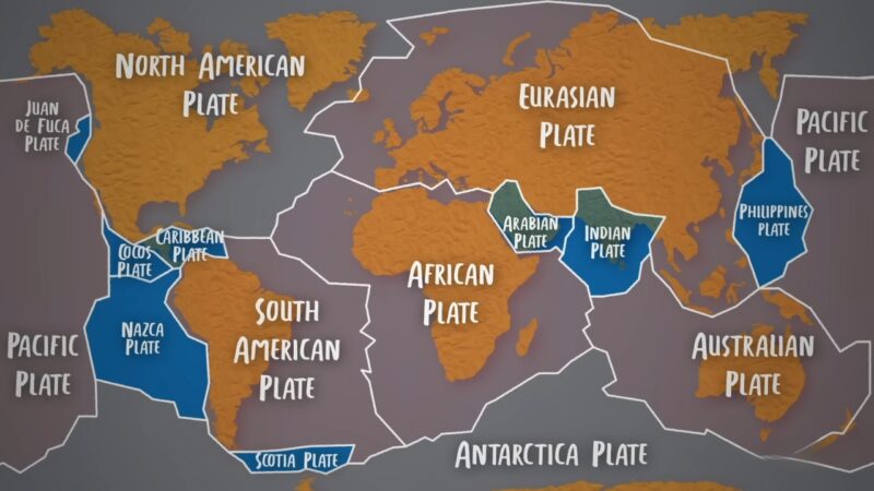 Middle East Plate Tectonics and Land Formation