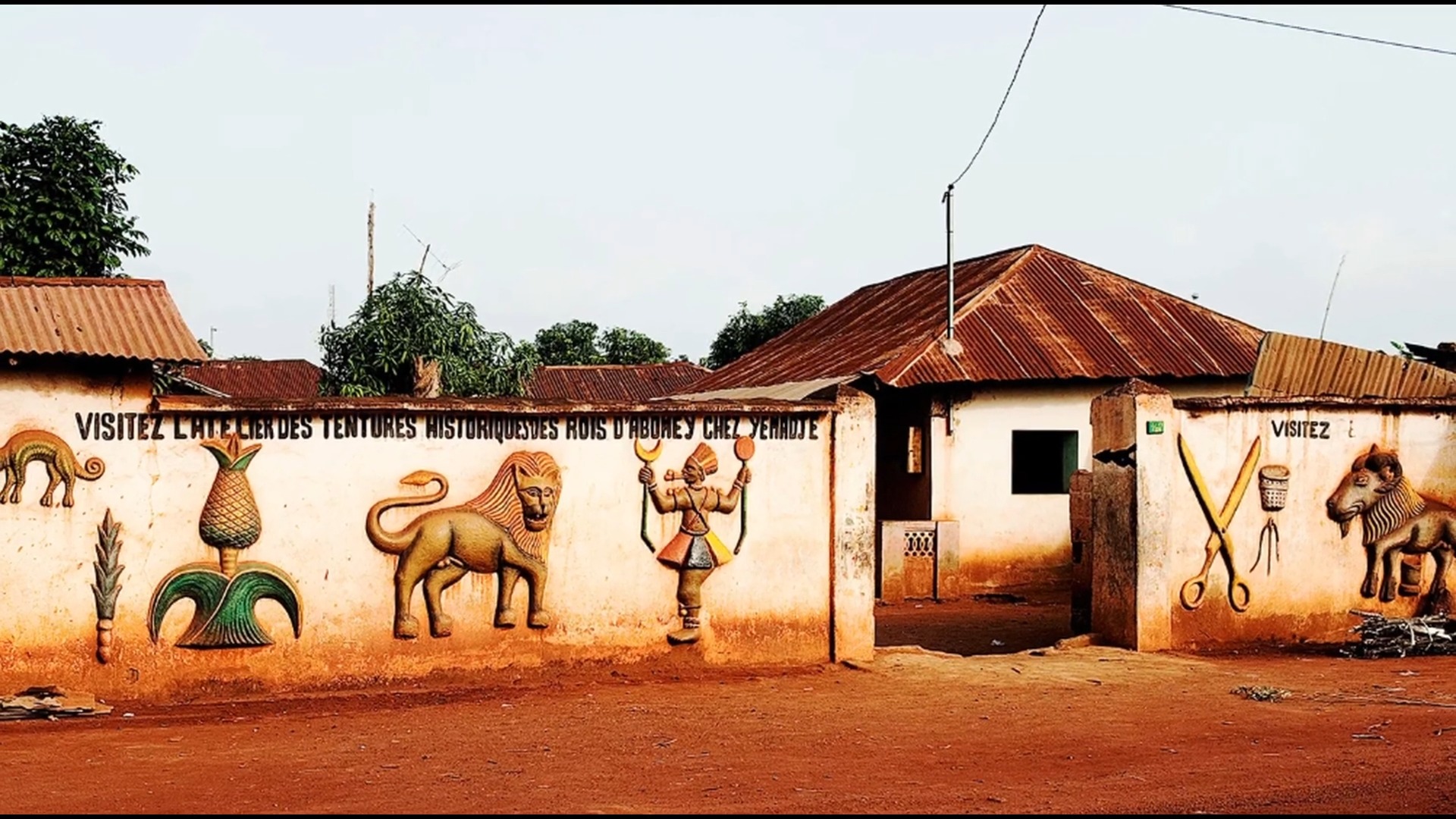 Royal palaces of Abomey. Benin